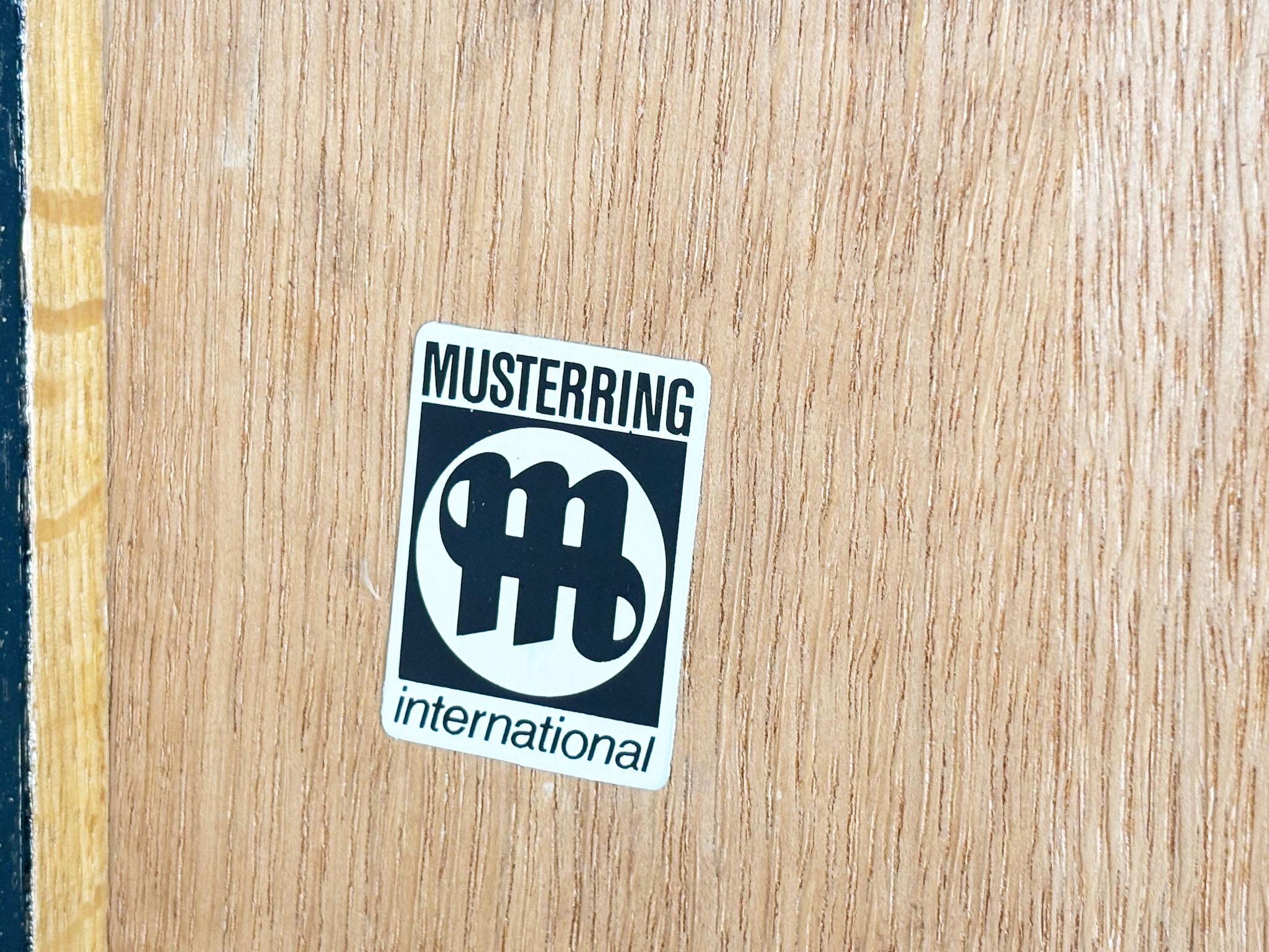 1970's Belgian brutalist graphical Musterring bar cabinet 4