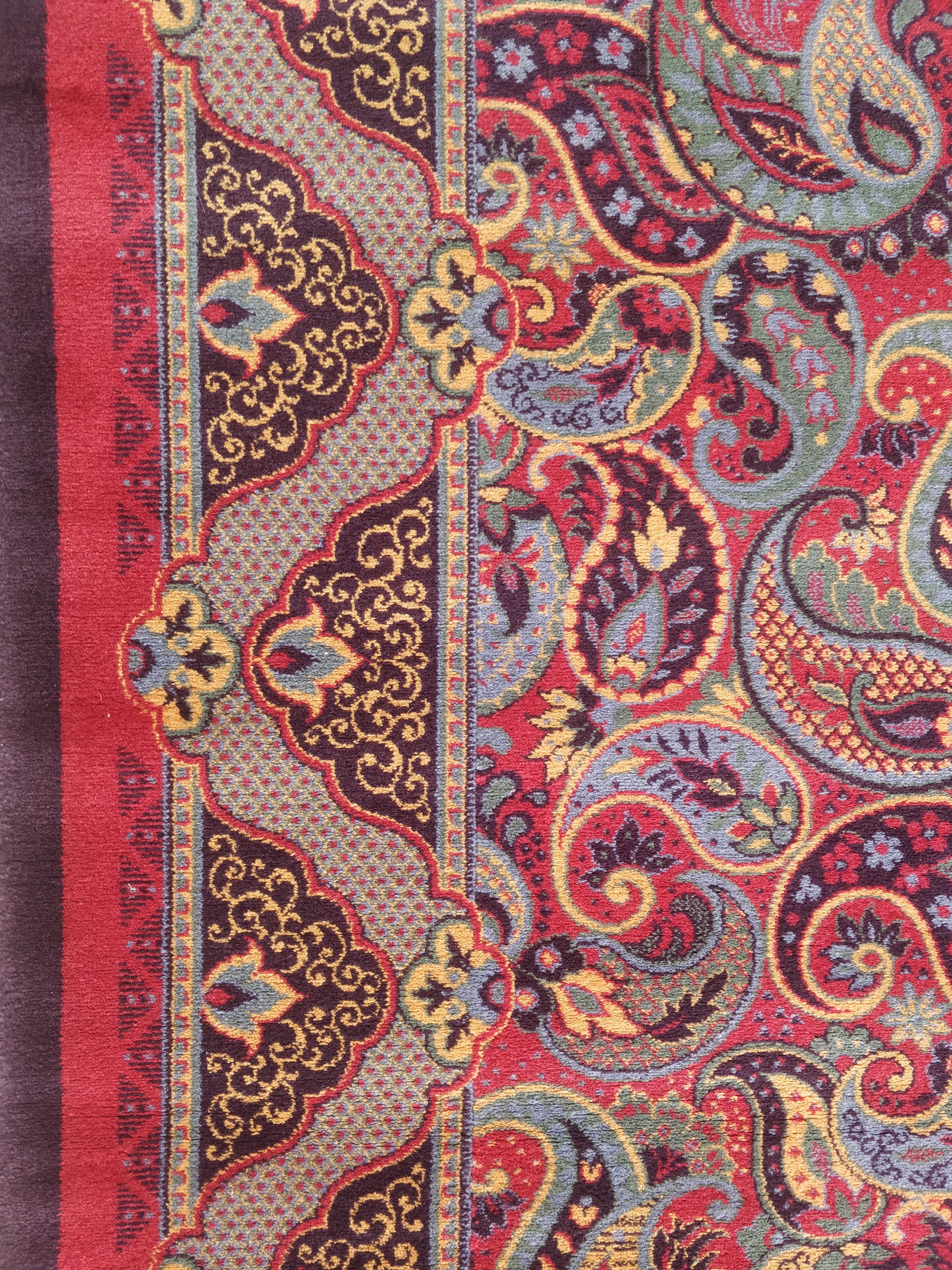 1970s Belgian Pure Wool Carpet – Louis de Poortere For Sale 7