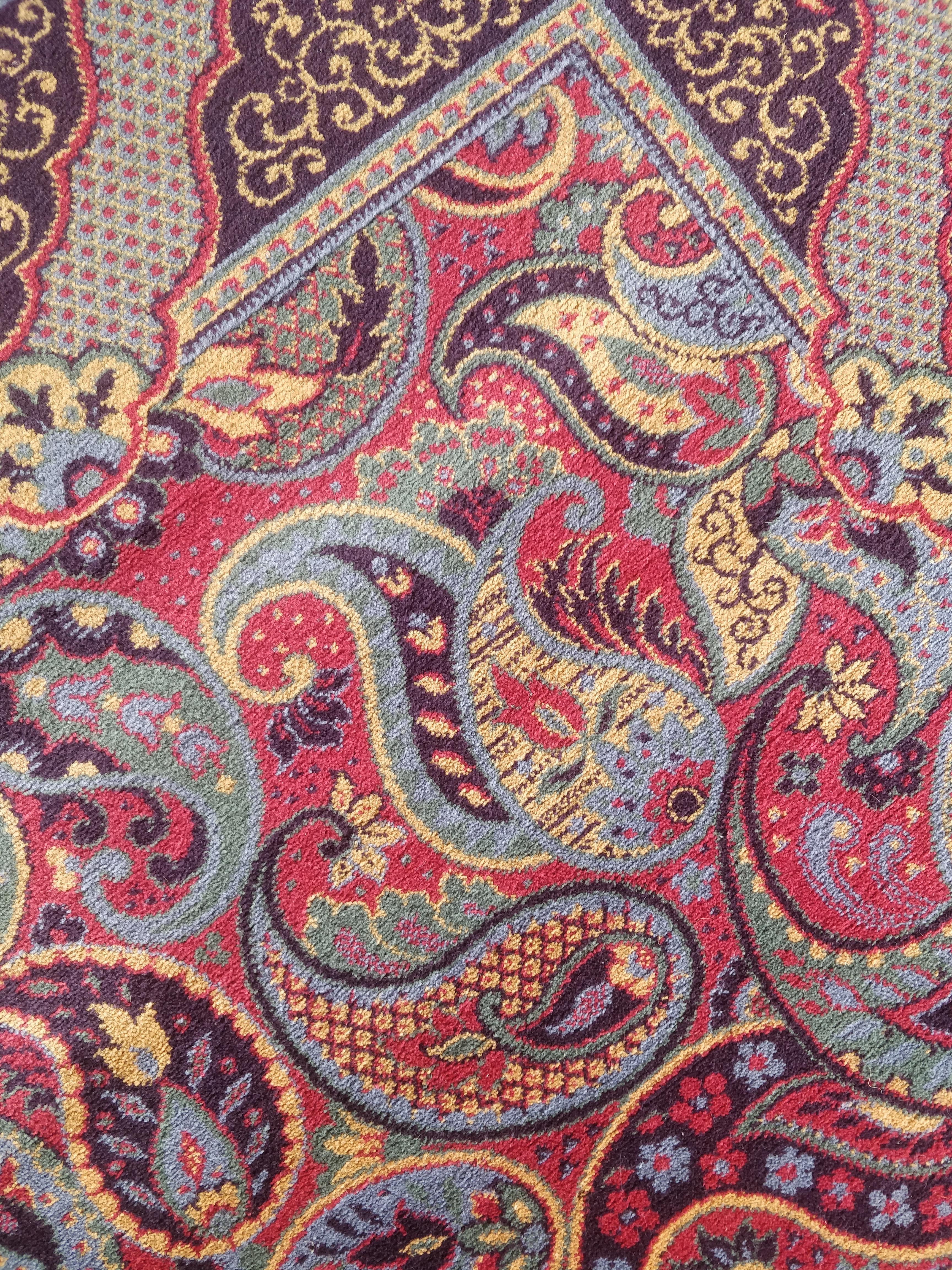 1970s Belgian Pure Wool Carpet – Louis de Poortere For Sale 8