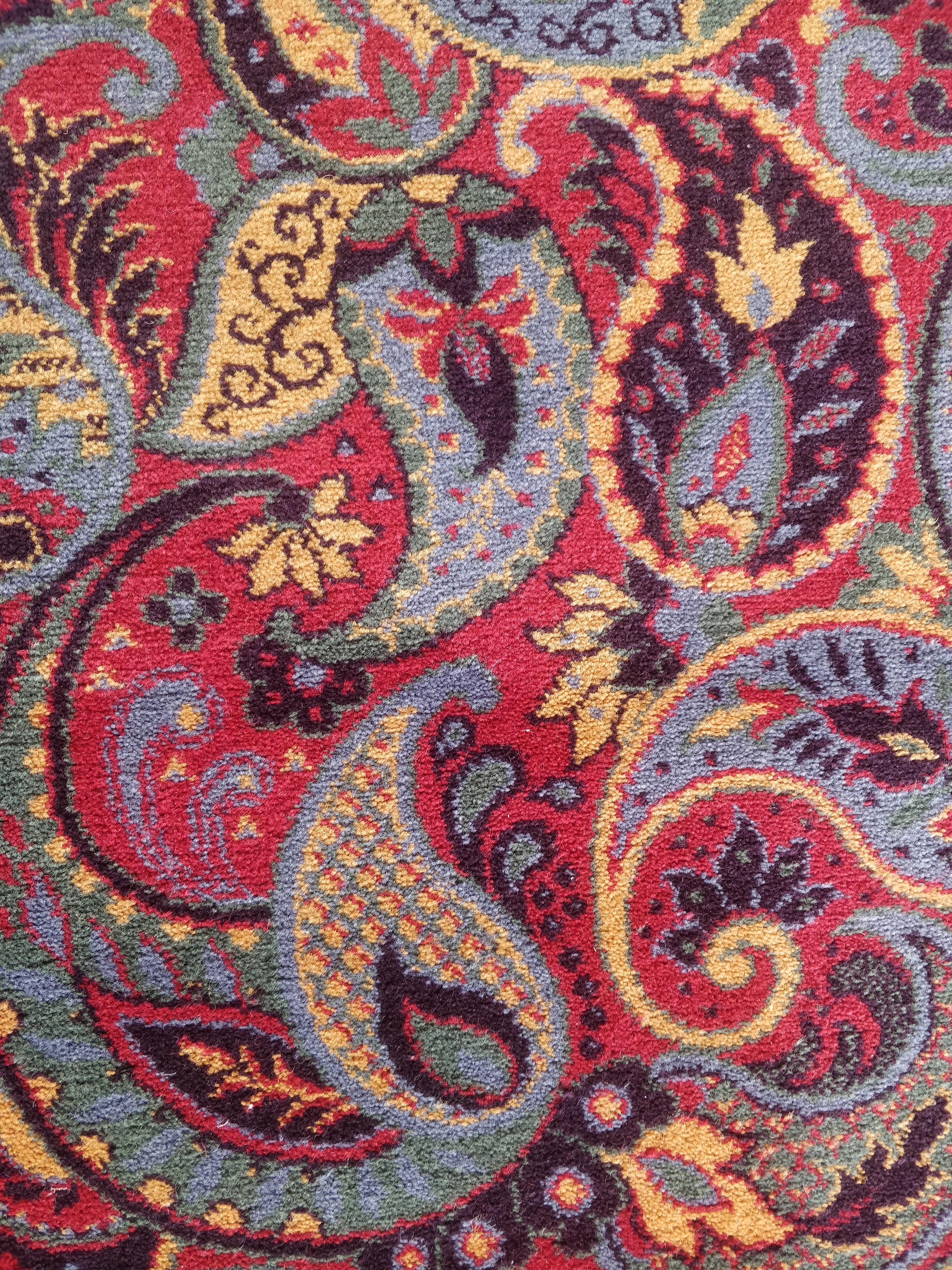 1970er Belgischer Teppich aus reiner Wolle - Louis De Poortere im Angebot 2
