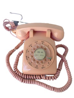 1970s Bell System by Western Electric Barbie Pink Desk Rotary Telephone USA