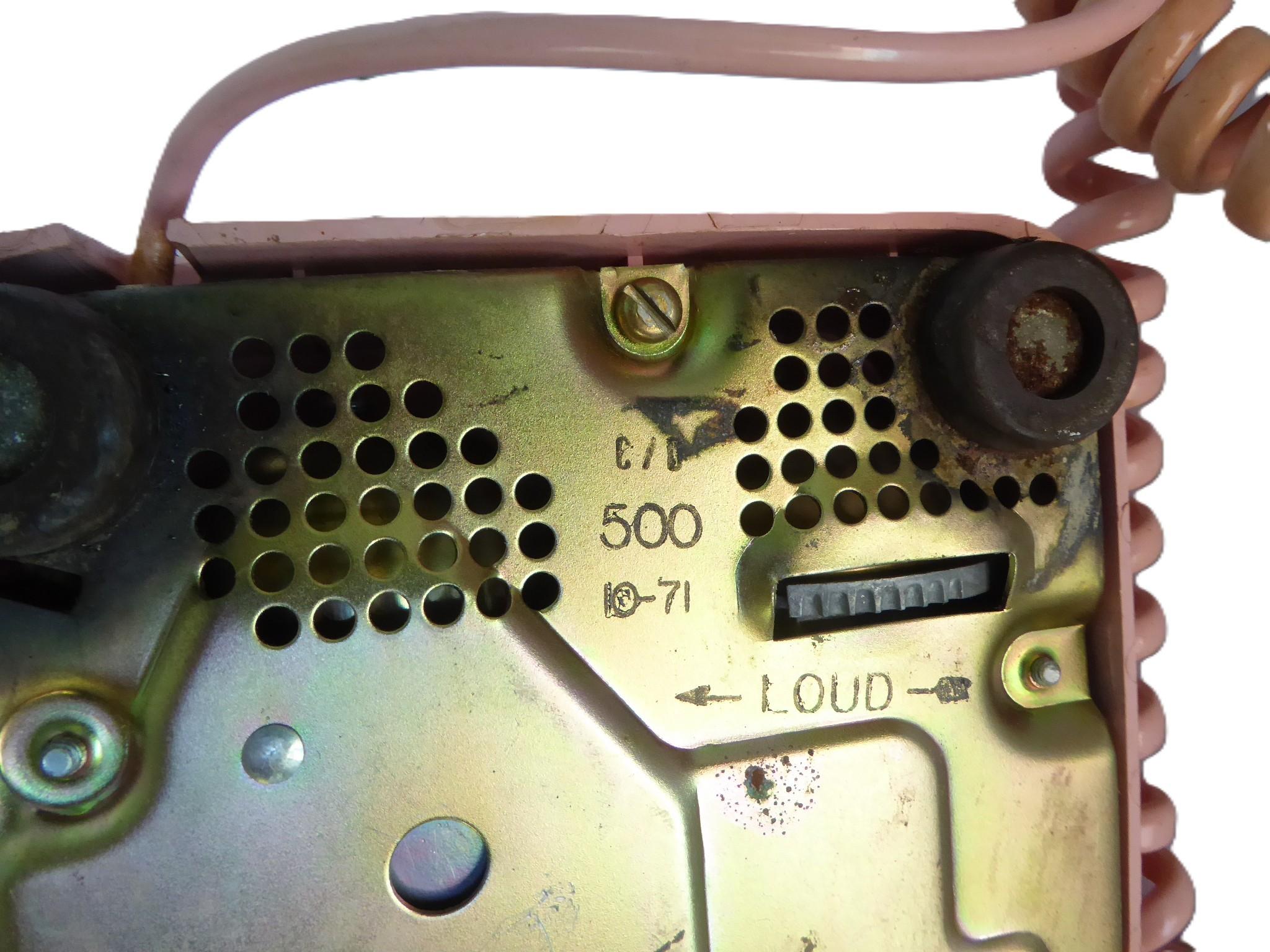 1970s Bell System by Western Electric Barbie Rosa Escritorio Teléfono Rotativo EE.UU. en venta 2