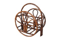 1970’s Bent Bamboo Magazine Rack