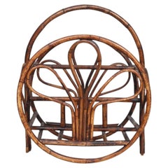 1970’s Bent Bamboo Magazine Rack
