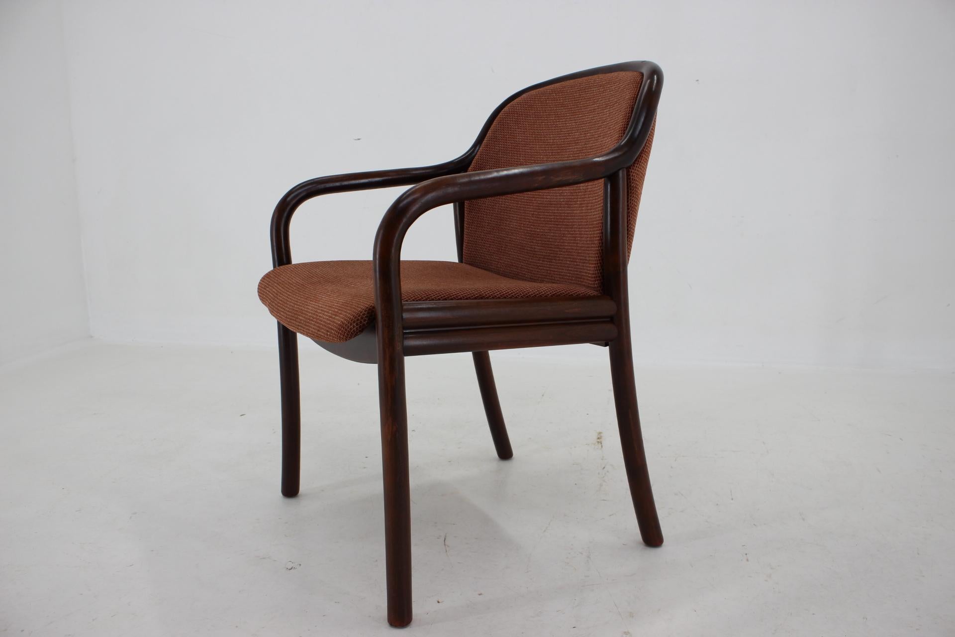 Mid-Century Modern 1970s Bentwood Armchair, Germany For Sale