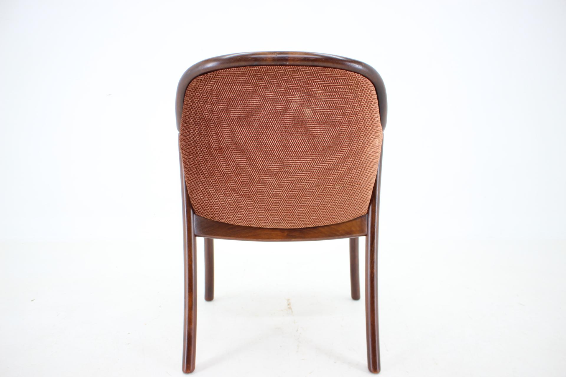 Fabric 1970s Bentwood Armchair, Germany For Sale