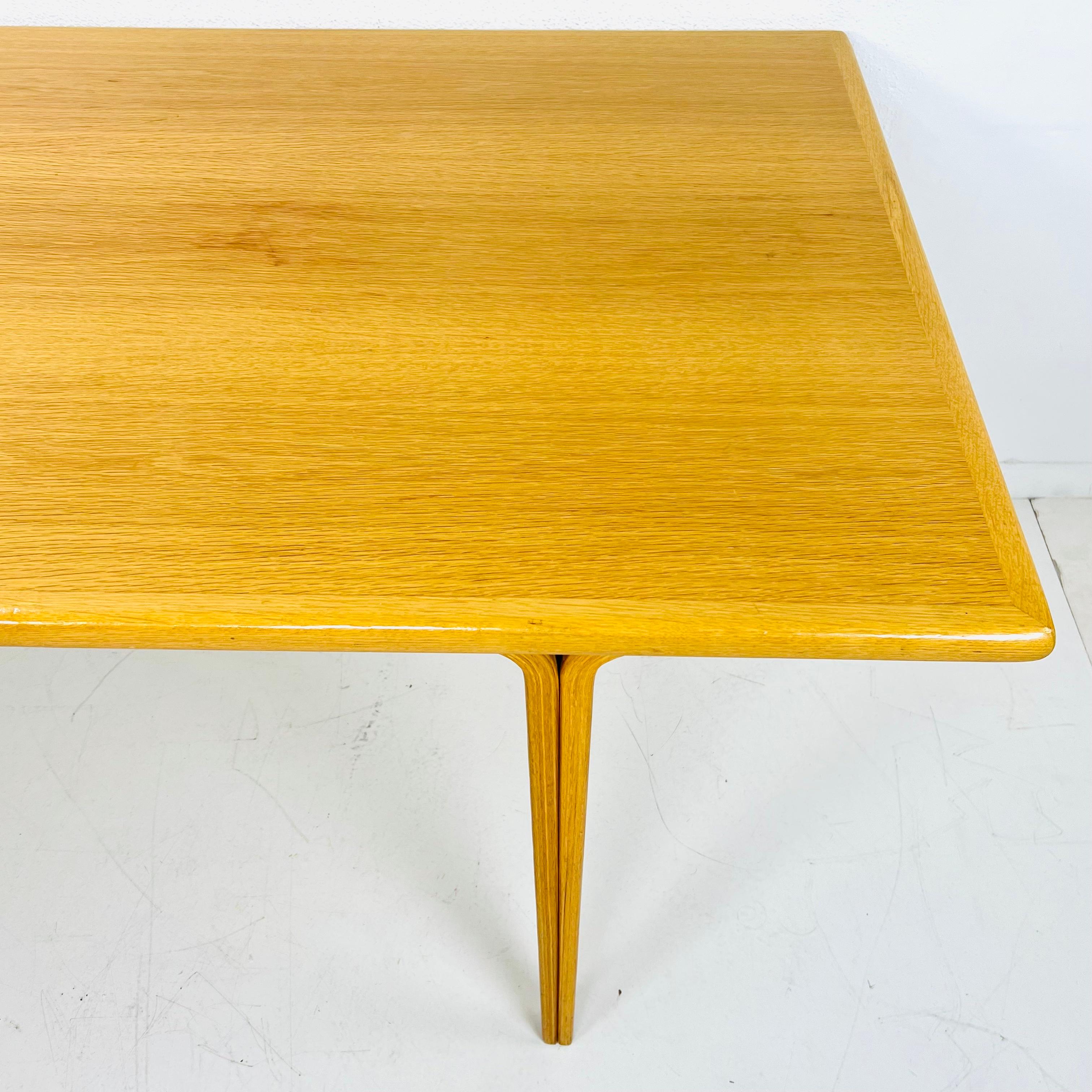 1970er Bugholz-Esstisch von Bill Stephens für Knoll im Angebot 6