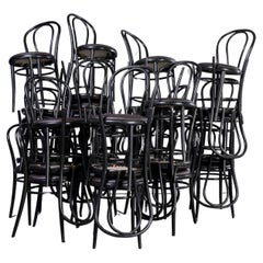 1970's Bentwood Hoopback Upholstered Dining Chairs - Large Quantity Available