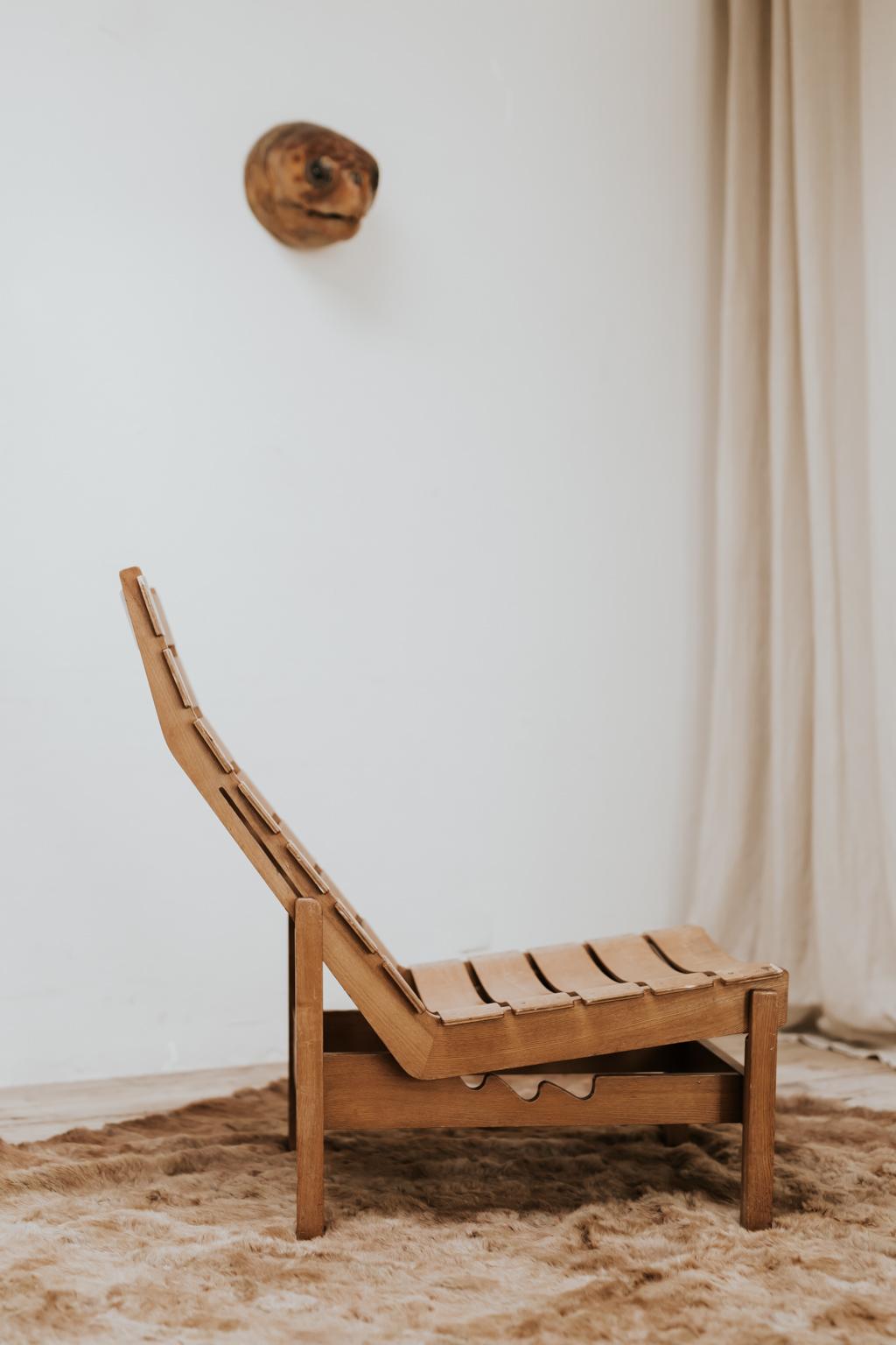 1970s Bentwood Lounge Chair For Sale 1