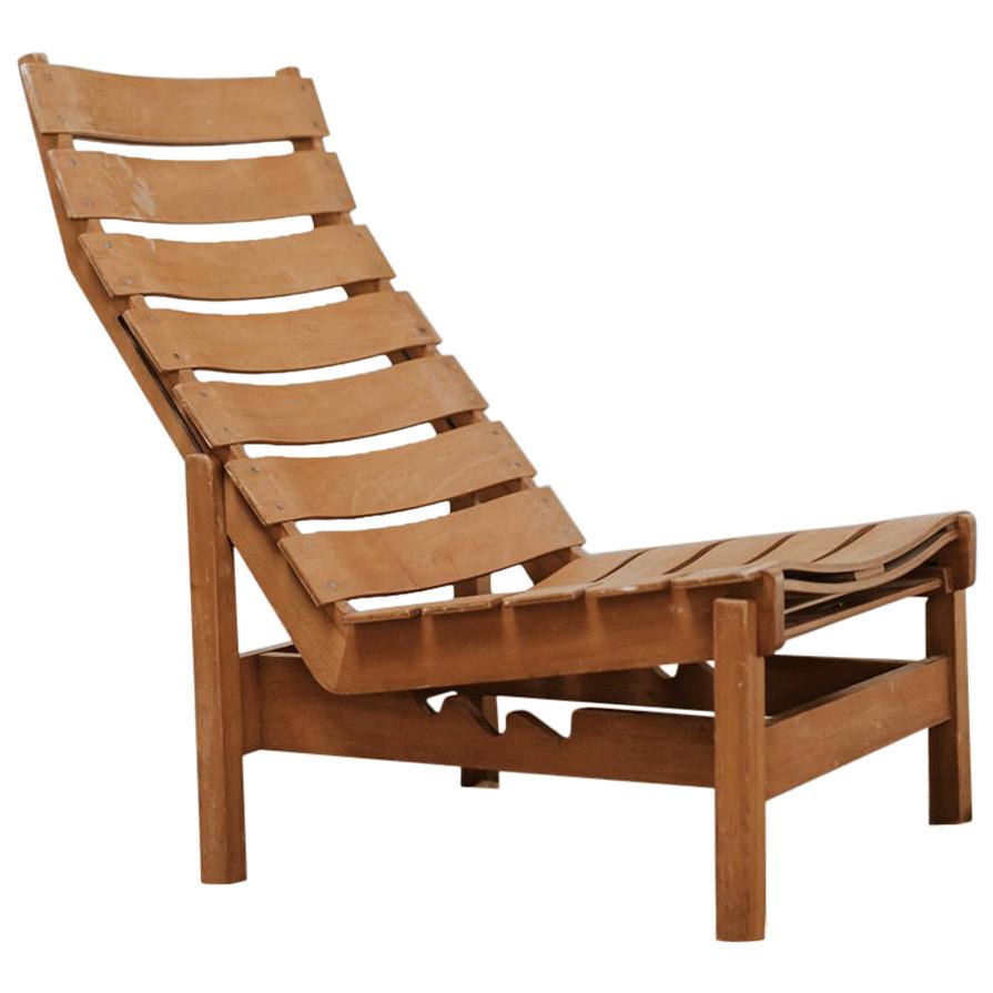 1970s Bentwood Lounge Chair