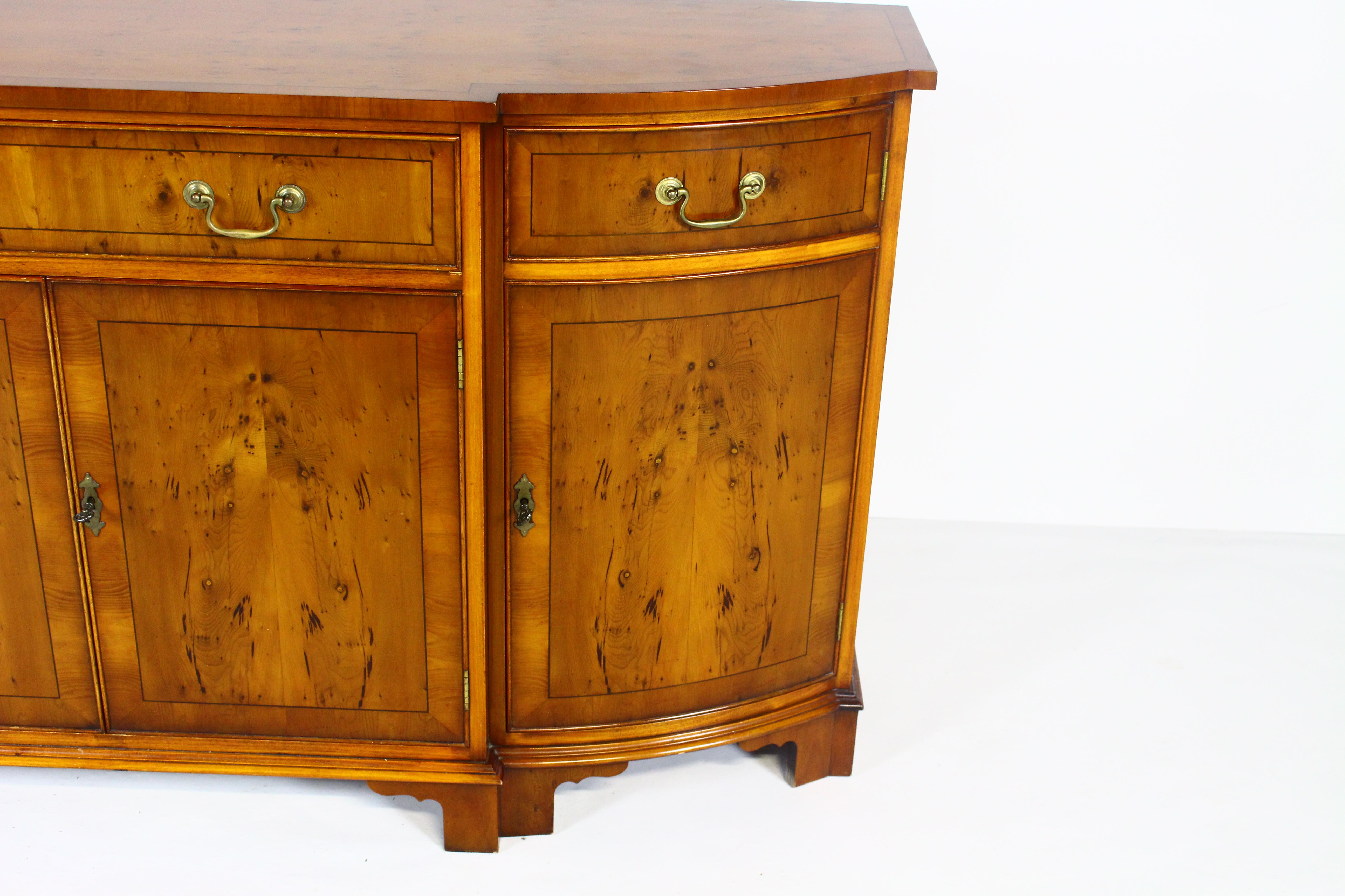 1970s Bevan Funnell Reprodux Yew Sideboard 4