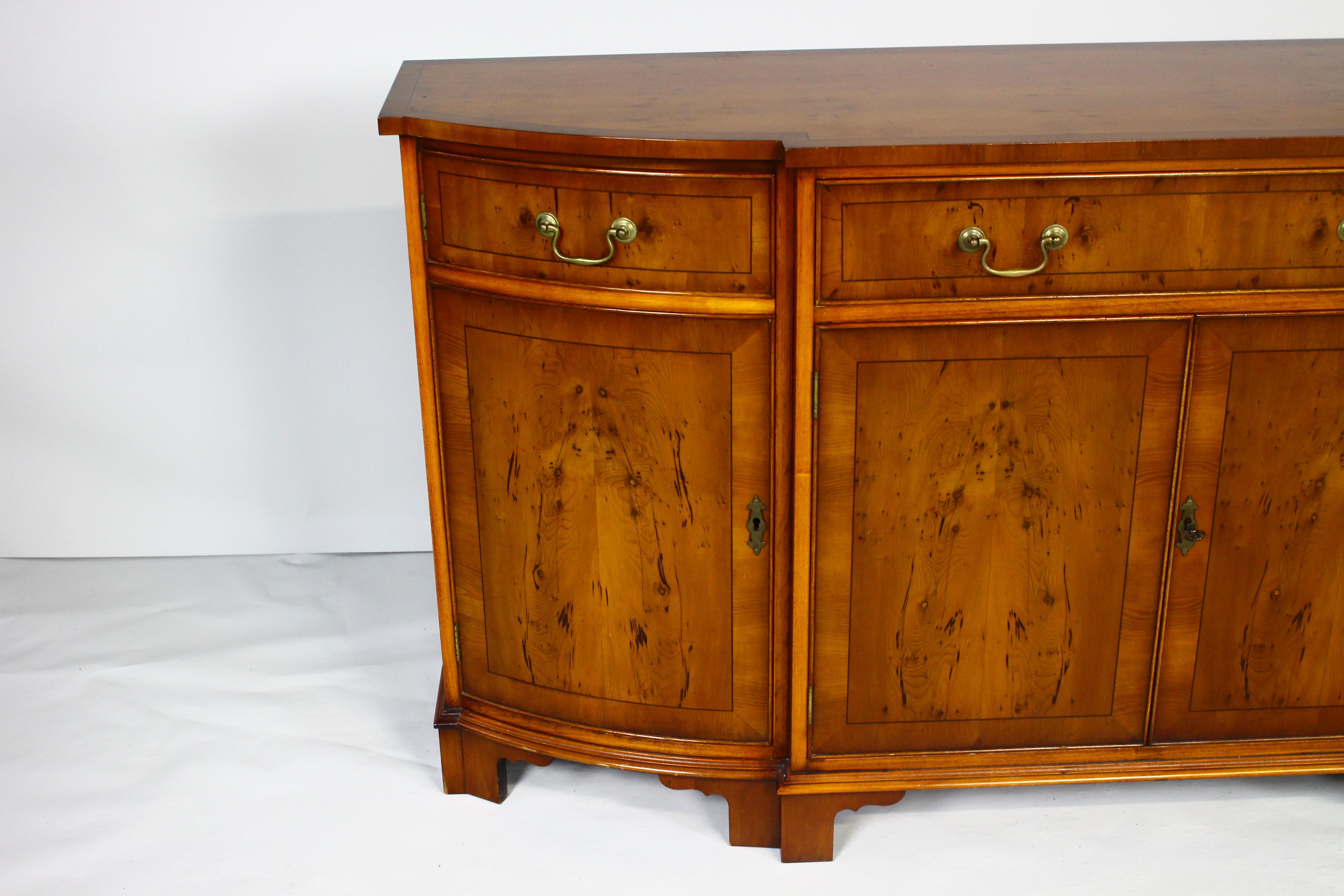 1970s Bevan Funnell Reprodux Yew Sideboard 1