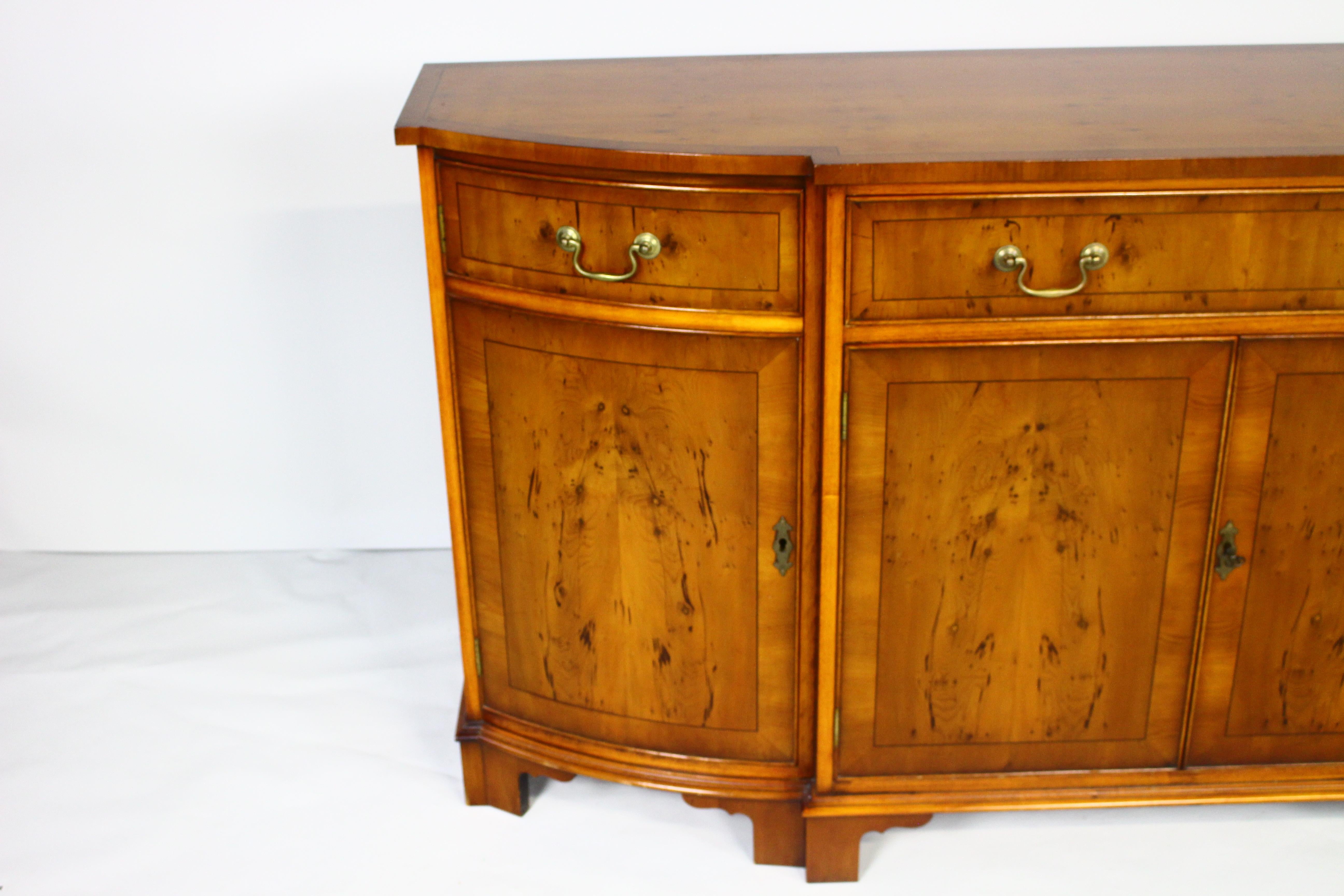 1970s Bevan Funnell Reprodux Yew Sideboard 2