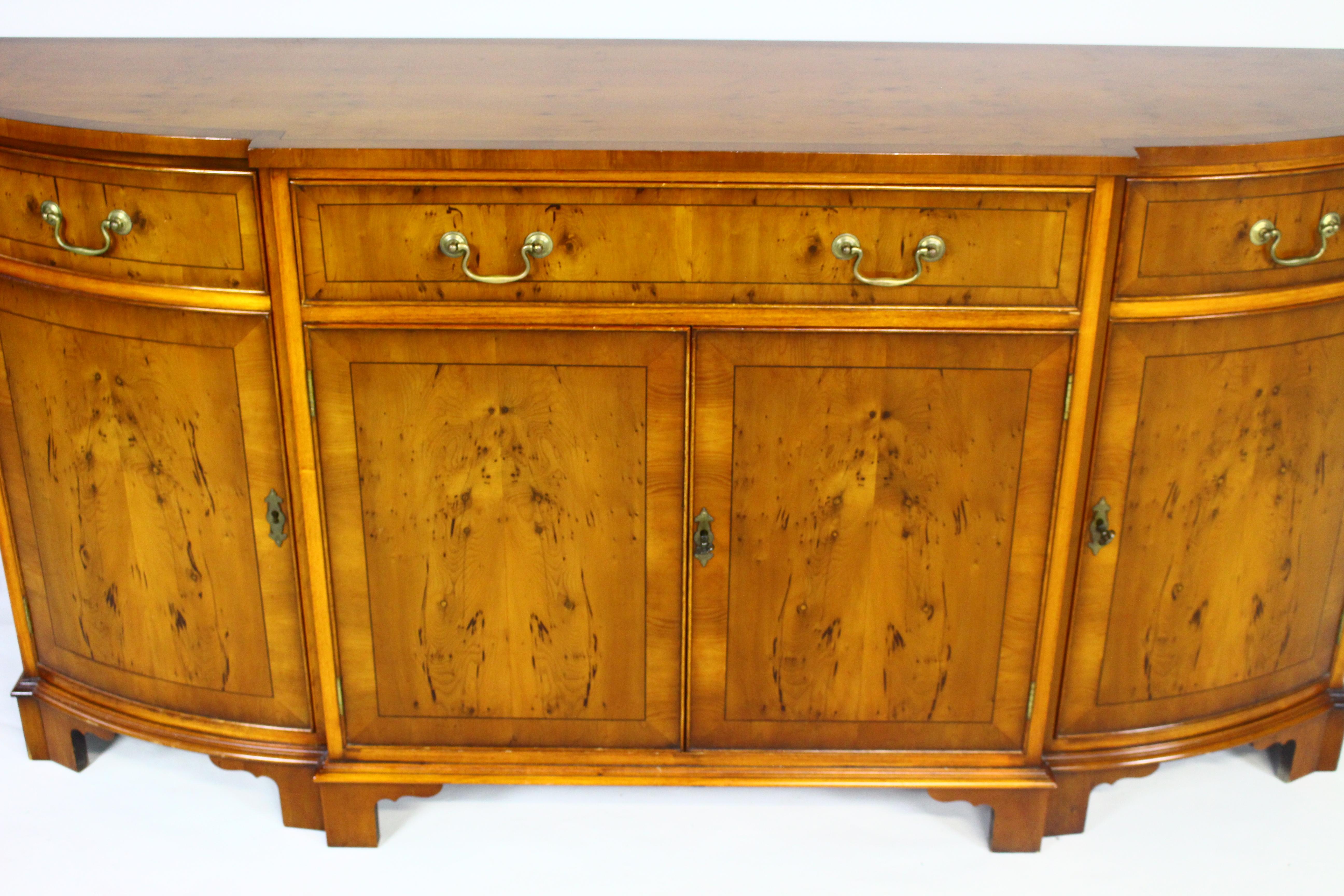 1970s Bevan Funnell Reprodux Yew Sideboard 3