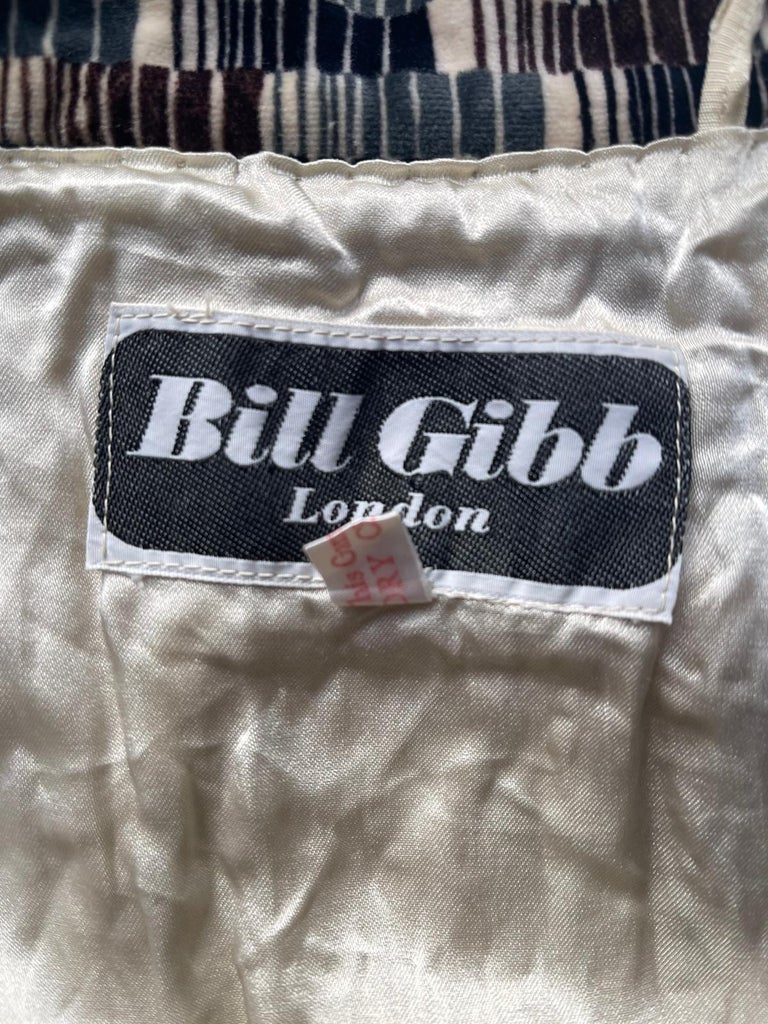 1970s Bill Gibb Piano Print Velvet Skirt For Sale at 1stDibs