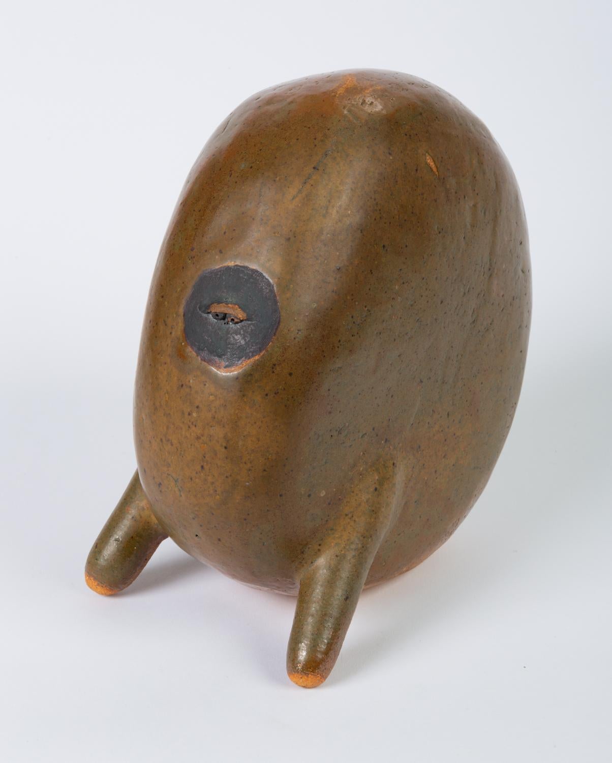 1970s Bipedal Ceramic Sculpture 2