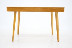 1970s Birch Extendable Dining Desk, Czechoslovakia