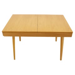 1970s Birch Extendable Dining Desk, Czechoslovakia