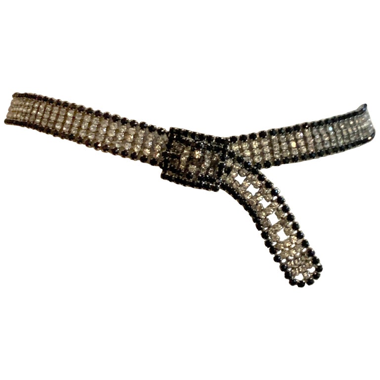 murakami belt rhinestone