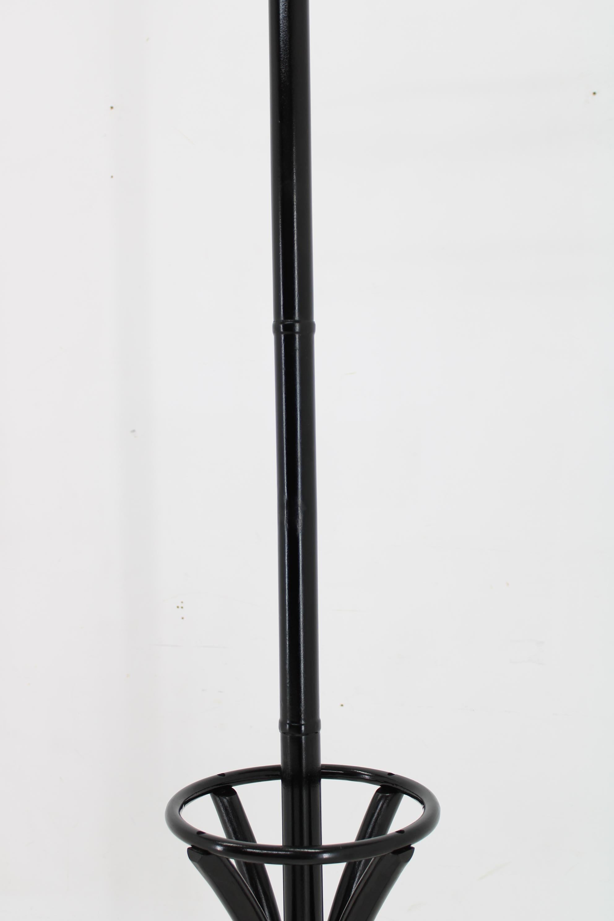 1970s Black Bentwood Coat Hanger by TON , Czechoslovakia In Good Condition For Sale In Praha, CZ