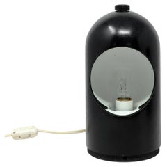 1970s Black Interplay 1 Table Lamp by Lightolier