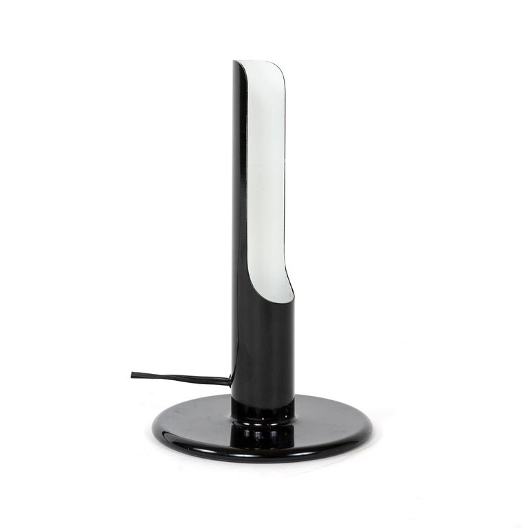 1970s Black Tubular Desk Lamp by Ingo Maurer at 1stdibs