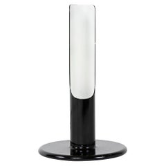 1970s Black Tubular Desk Lamp by Ingo Maurer