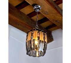 1970s Black Veca Chandelier in Murano Glass, Italy