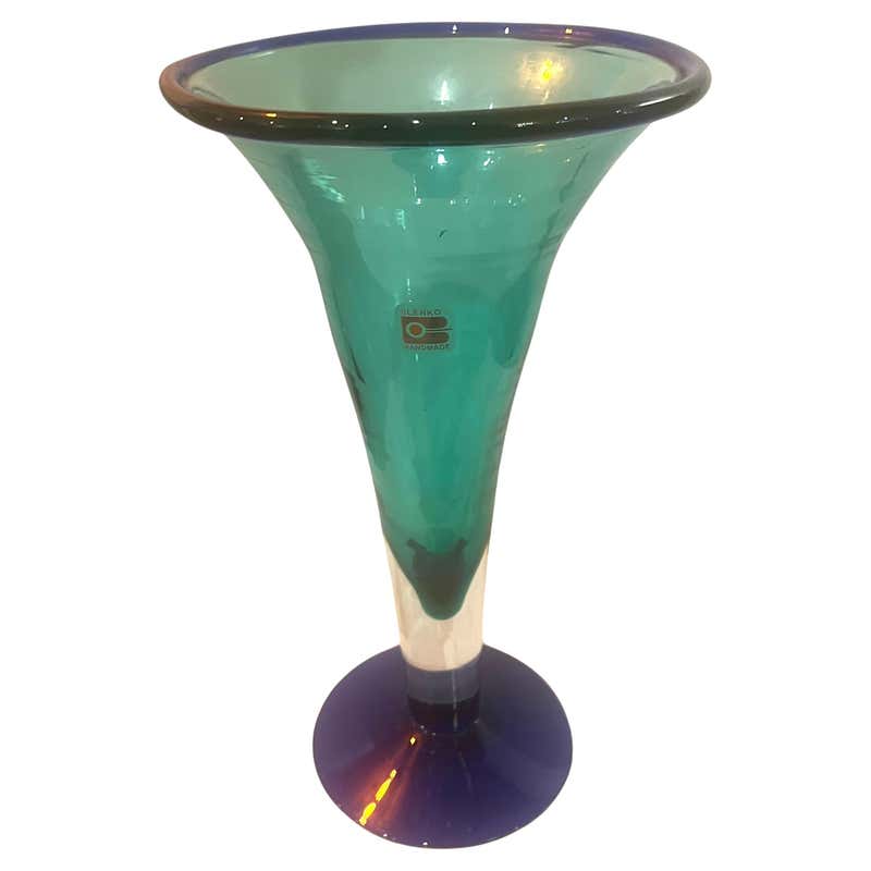 Blenko Hand Blown Oversized Vases For Sale at 1stDibs | blenko vase ...
