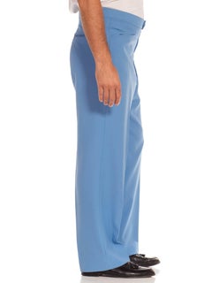 1970S Blue Polyester Pants
