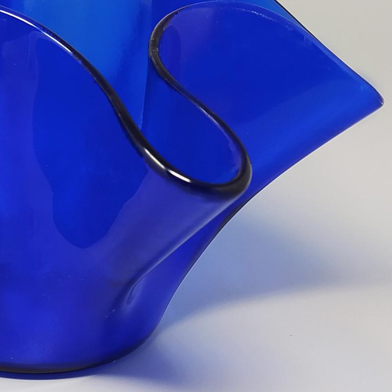 Vaso blu anni '70 