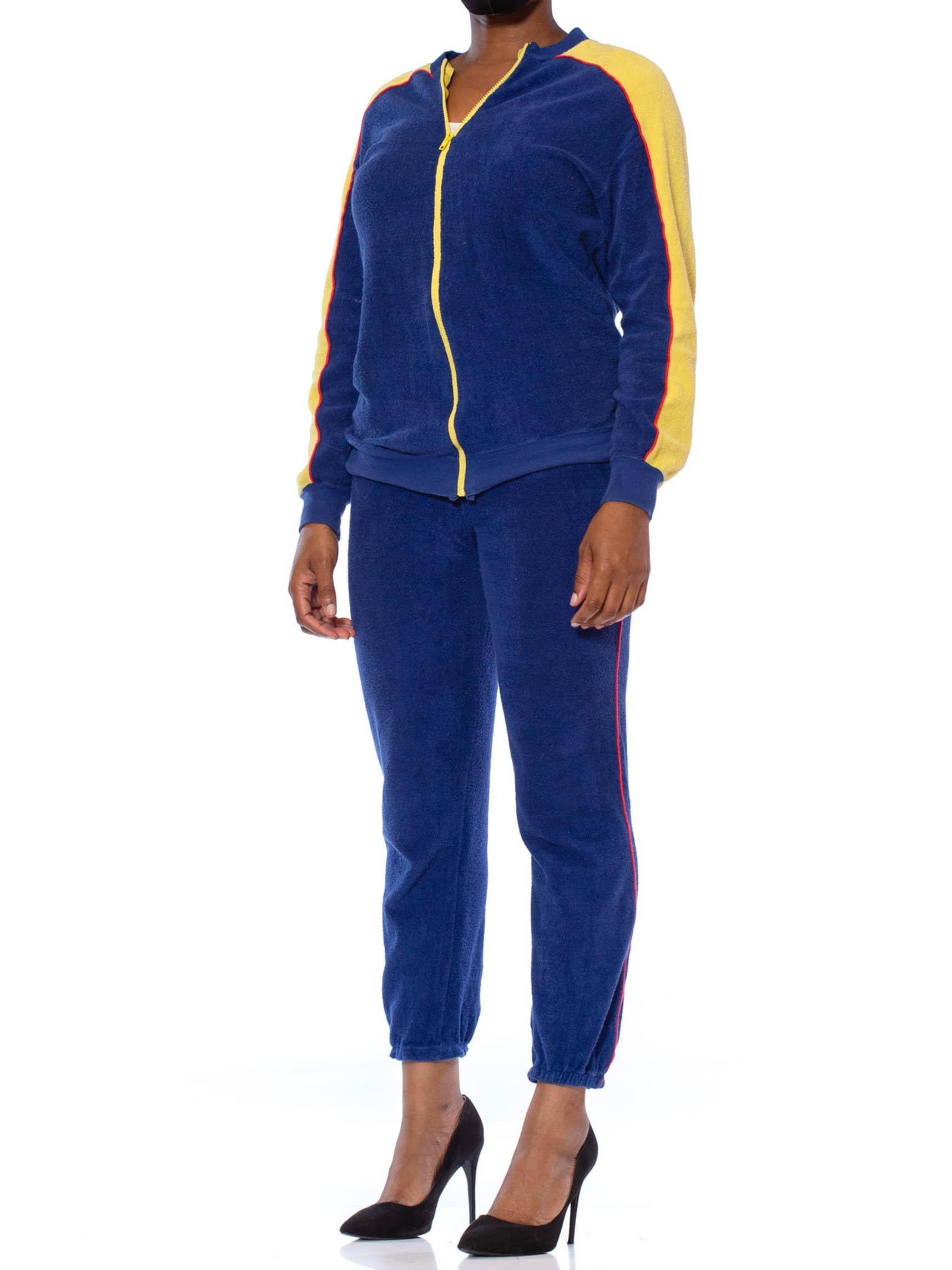yellow and blue tracksuit