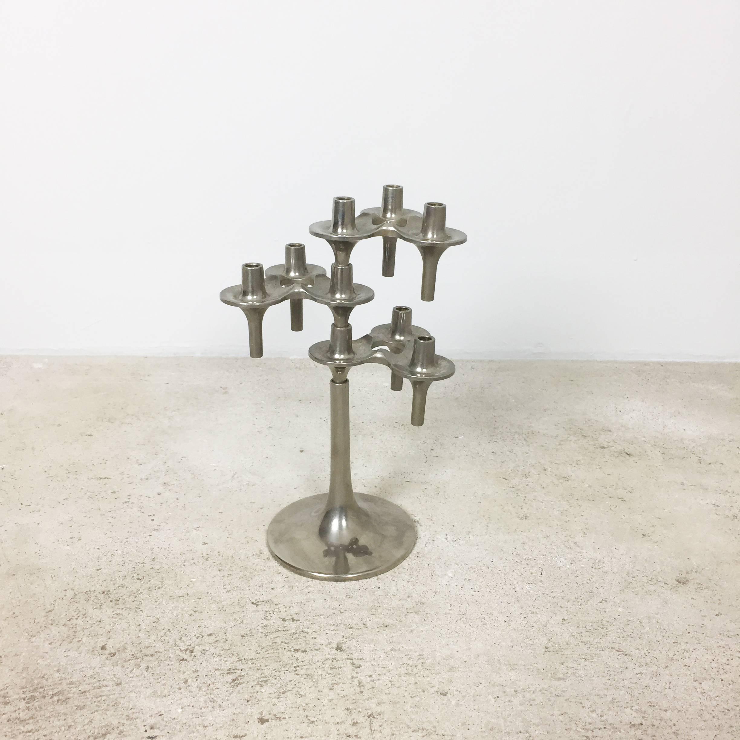 Article:

Metal candleholder sculpture Orion series


Producer:

BMF Nagel, Germany


Design:

Caesar Stoffi



This original vintage super rare tulip base candleholder element, was produced in the 1970s in Germany by BMF Nagel. The