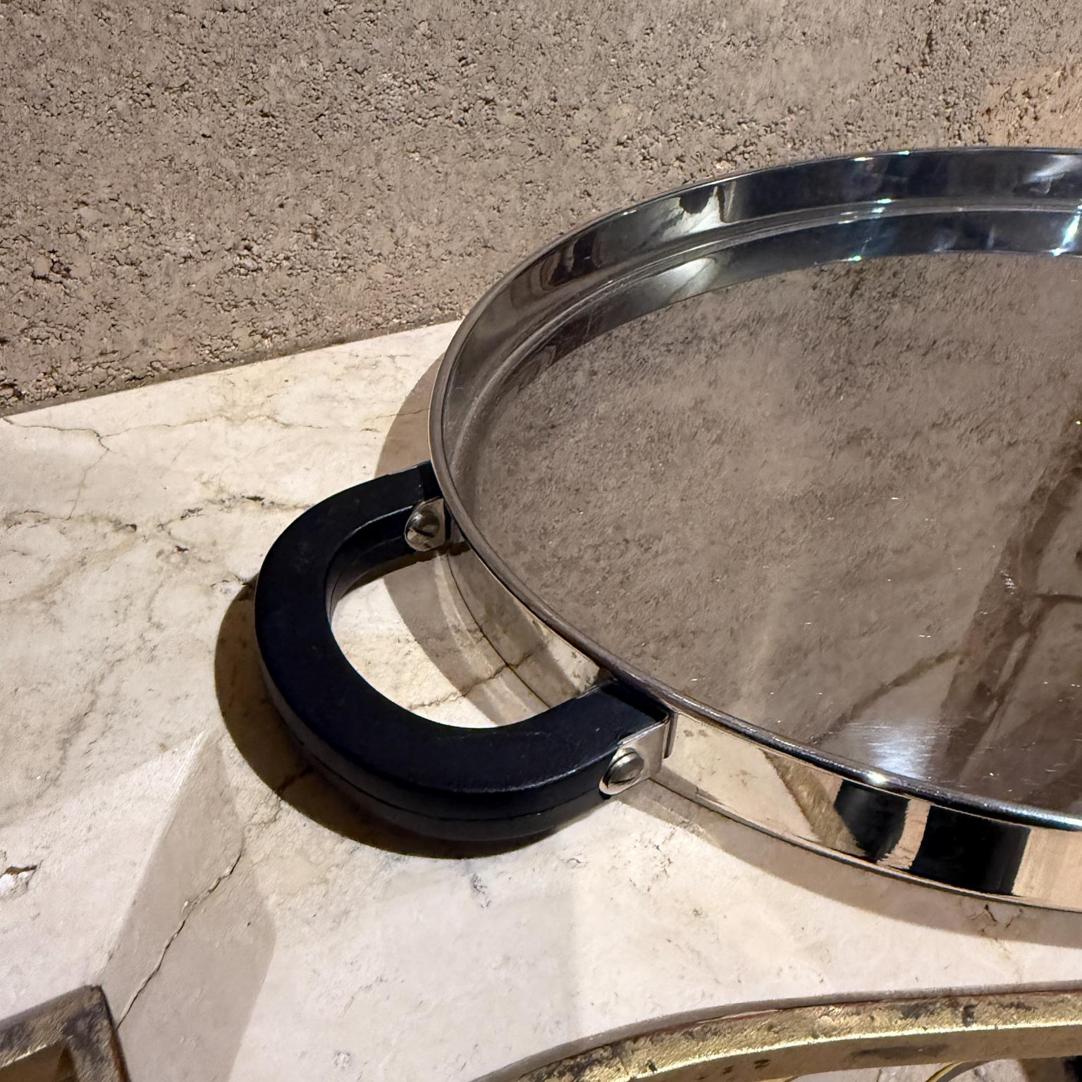 XX secolo Vassoio di servizio Bodum anni '70 in acciaio inox Italia in vendita