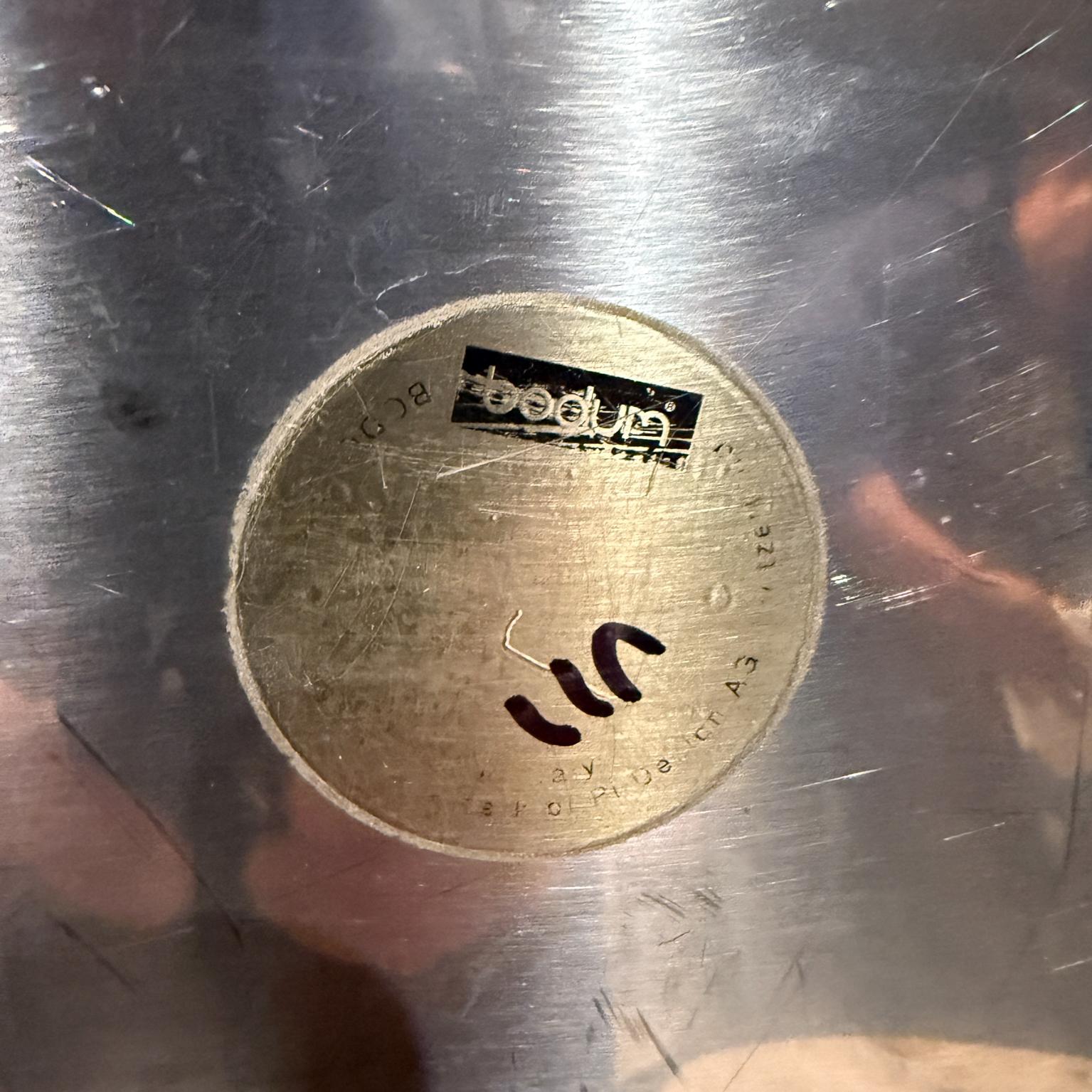 Vassoio di servizio Bodum anni '70 in acciaio inox Italia in vendita 2