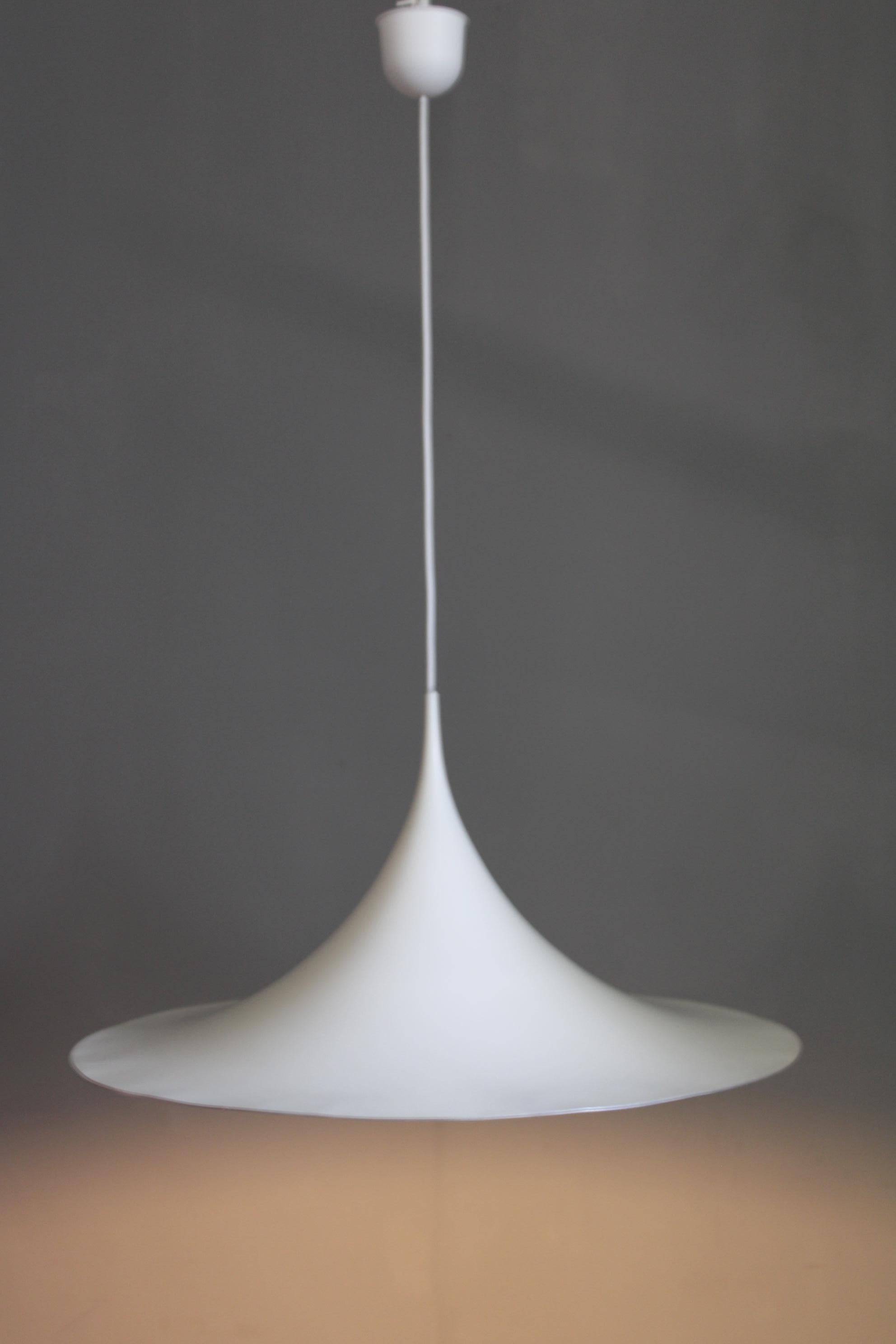 Lampada a semi sospensione Bonderup e Thorup degli anni '70 per Fog and Morup, Danimarca in vendita 3