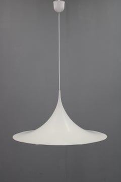 Lampada a semi sospensione Bonderup e Thorup degli anni '70 per Fog and Morup, Danimarca