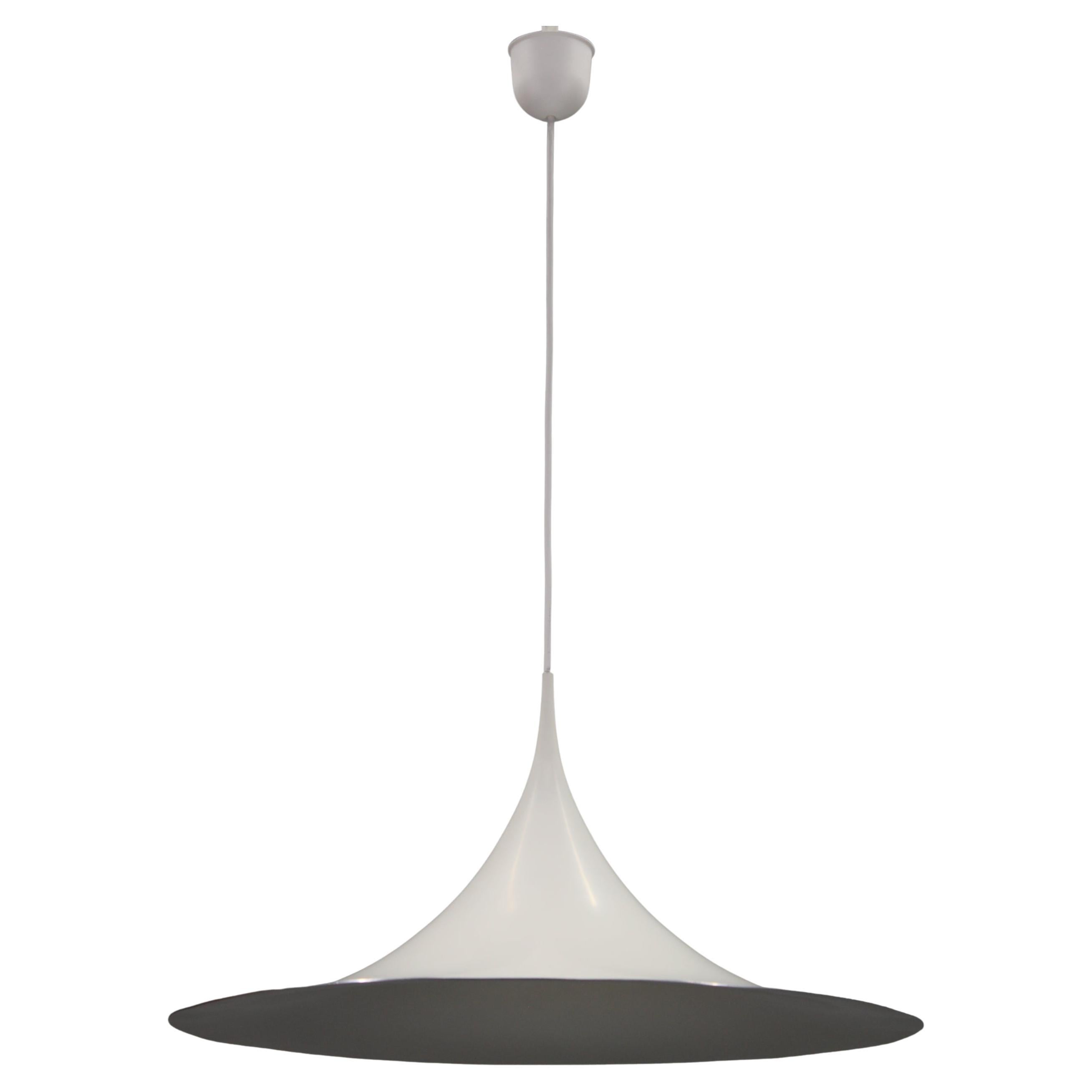 Lampada a semi sospensione Bonderup e Thorup degli anni '70 per Fog and Morup, Danimarca