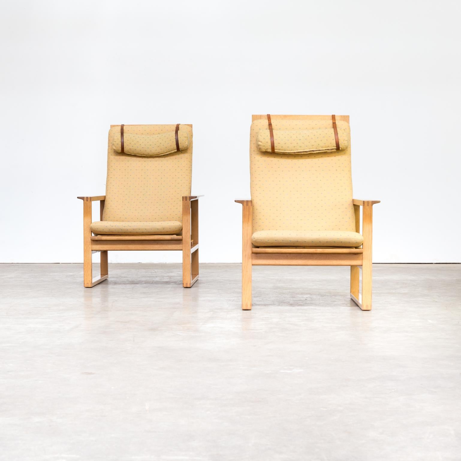 1970s Borge Mogensen Fauteuil for Fredericia Stolefabrik Set of 2 In Good Condition For Sale In Amstelveen, Noord