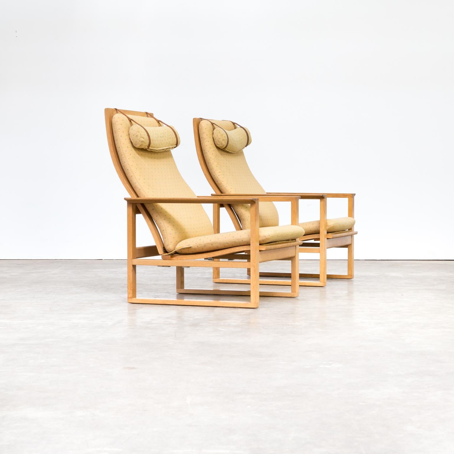 Late 20th Century 1970s Borge Mogensen Fauteuil for Fredericia Stolefabrik Set of 2 For Sale