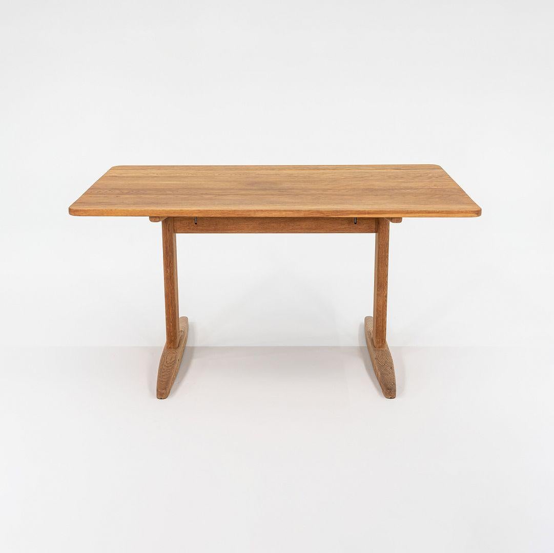 Table à manger à tréteaux Borge Mogensen des années 1970 pour Haarby C.M. Madsen Danemark en vente 4