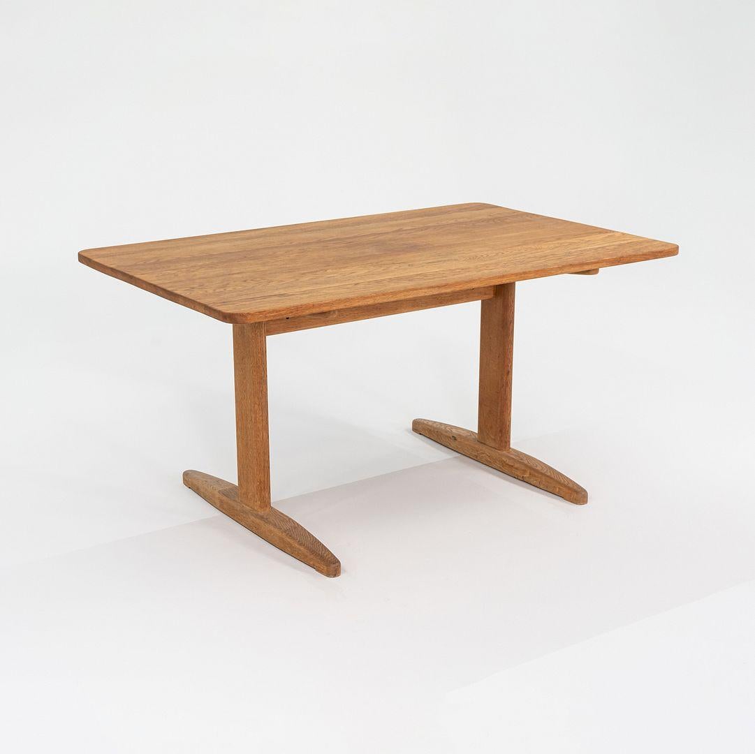 Danois Table à manger à tréteaux Borge Mogensen des années 1970 pour Haarby C.M. Madsen Danemark en vente