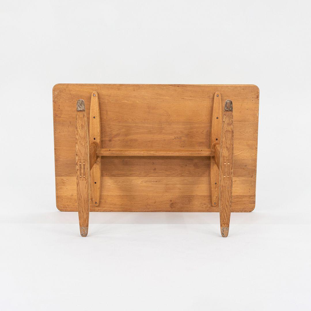 Table à manger à tréteaux Borge Mogensen des années 1970 pour Haarby C.M. Madsen Danemark Bon état - En vente à Philadelphia, PA