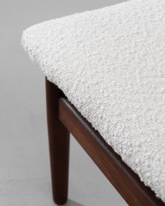 1970s Bouclé Ottoman by Grete Jalk
