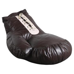 Vintage 1970s "Boxing Glove" Pouf by Ueli & Susi Berger for De Sede 1970s "Boxing Glove