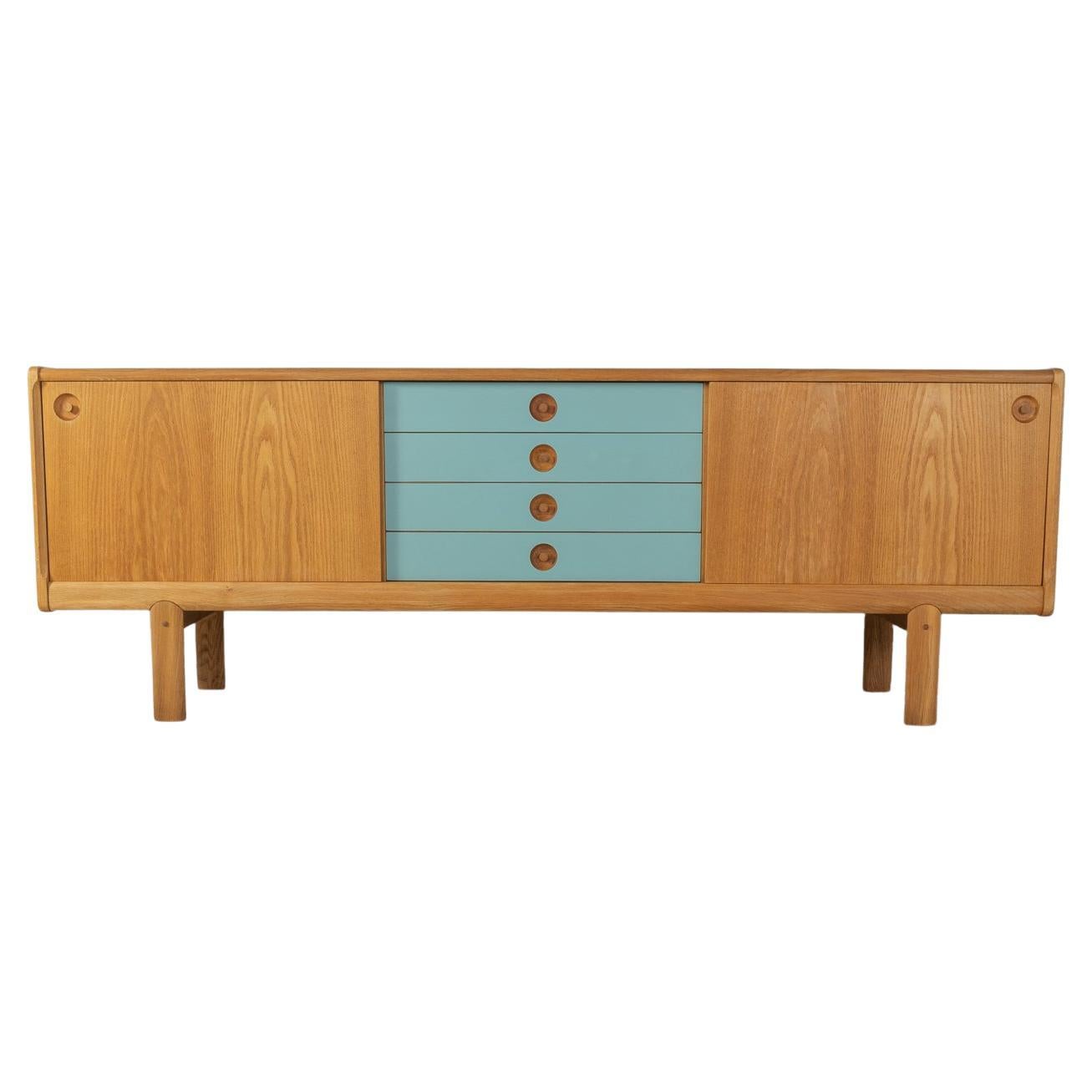 1970s, Bramin scandinavian sideboard oak wood For Sale