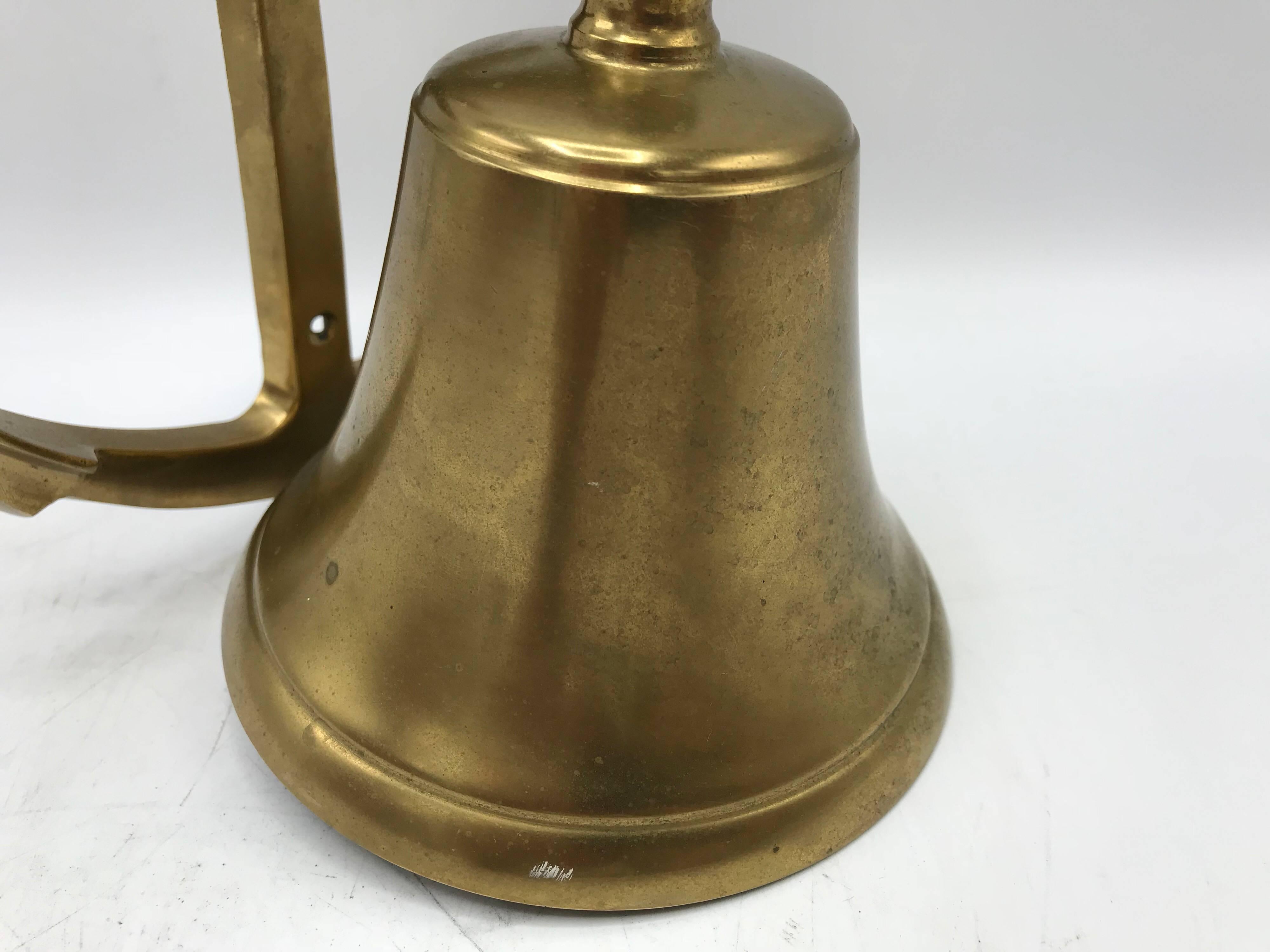 1970s Brass Anchor Door Knocker Bell 4