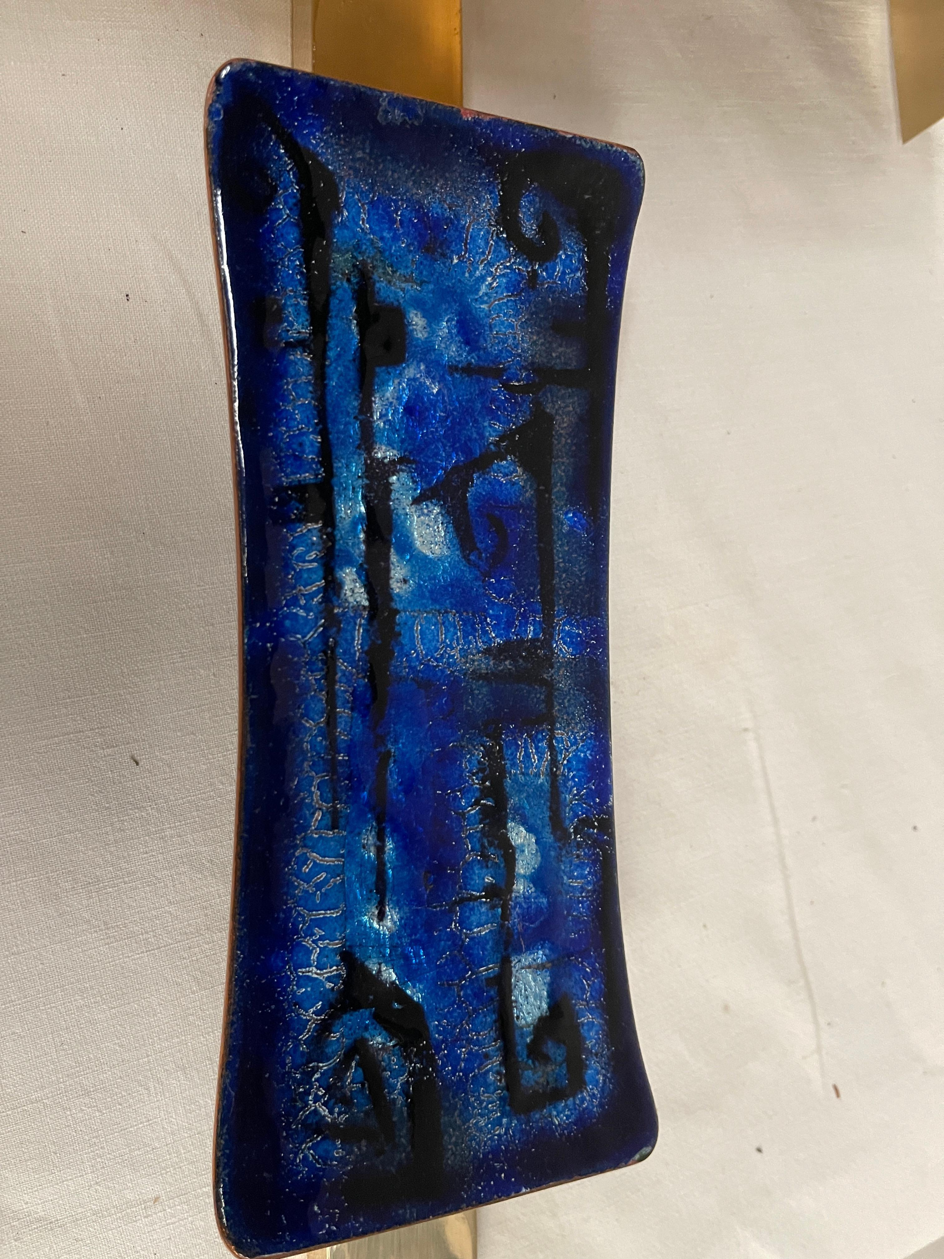 1970's brass and enamel sconces For Sale 6