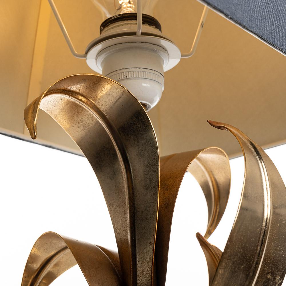 1970s Brass and Metal table light in the style of Hans Kögl For Sale 5