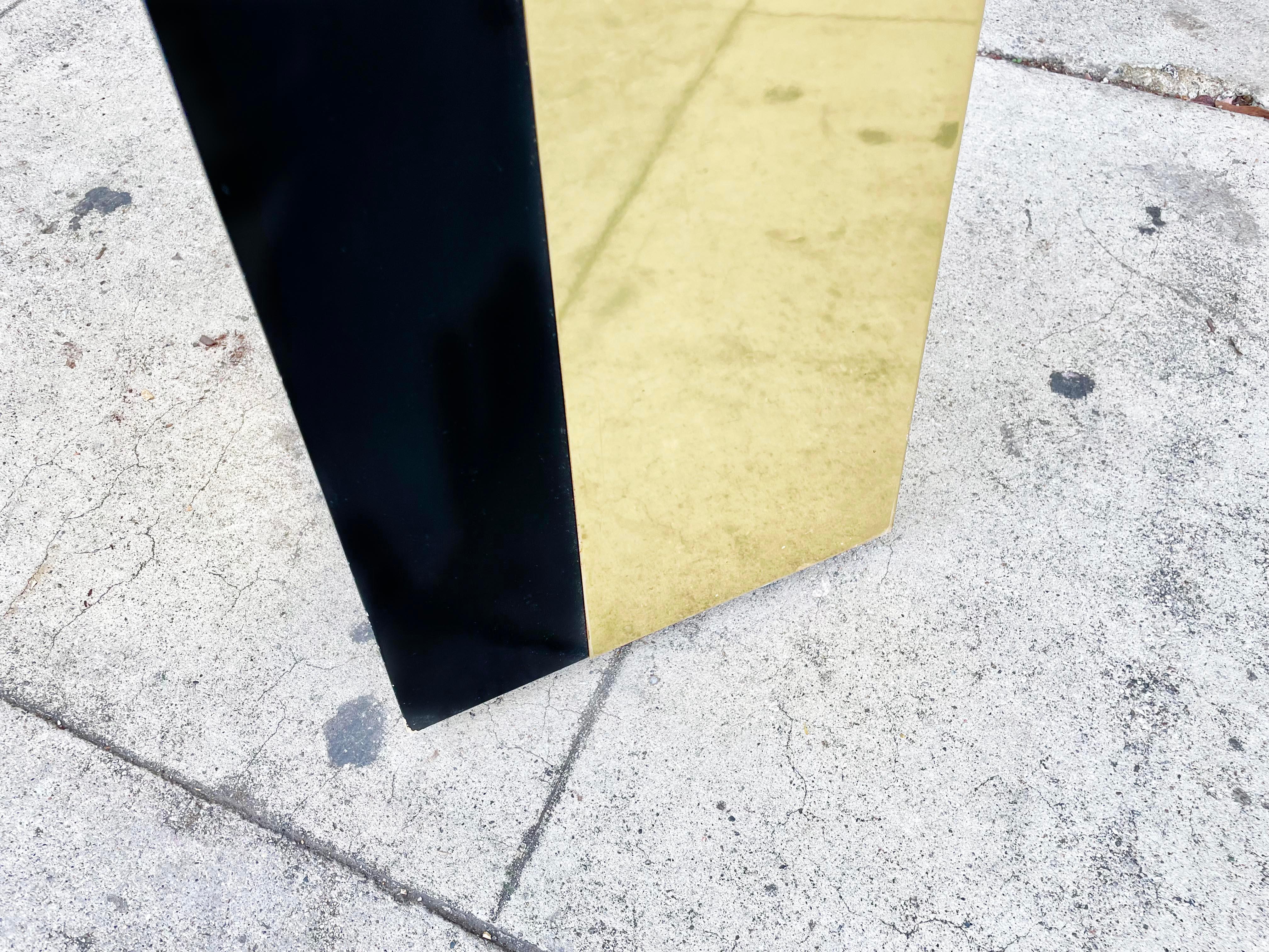 Mid-Century Modern 1970s Brass Floor Lamp Styled After Paul Evans For Sale